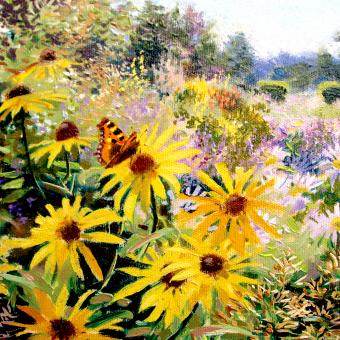 Flower Press -all seasons card range : BB07 SMALL TORTOISESHELL