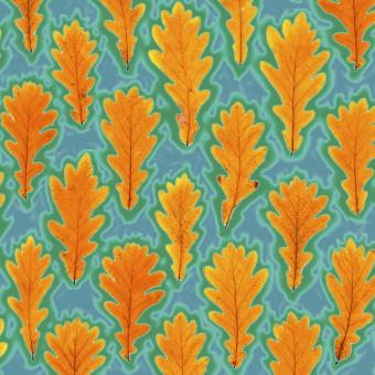 Flower Press -all seasons card range : LP01  Oak    