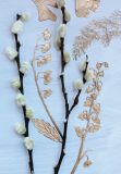 Botanic Gold  NEW !  card range : BG05 LILY OF THE VALLEY 