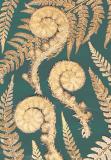 Botanic Gold  NEW !  card range : BG18 FERN FRONDS GREEN