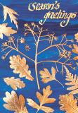Botanic Gold  NEW !  card range : BG19 SEASON'S GREETINGS