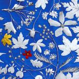 Flower Press -all seasons card range : FP 10  Silver Flowers 2