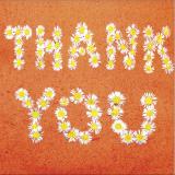 Flower Press -all seasons card range : FP 31  Thank You 