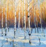 Landscapes card range : LD 14 WINTER BIRCHES