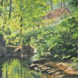 Landscapes card range : LD37 WATERFALL COTTAGE