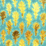 Leaf Press card range : LP02 Oak, Gold Leaf  